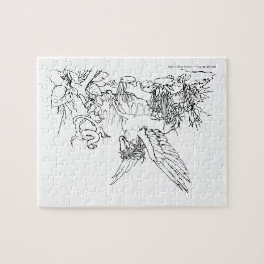 FARBEN SIE MICH! Machen Sie Ihren eigenen Geschenk Puzzle (Horizontal)