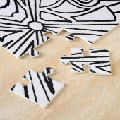 Färben Sie mich Schwarzweiss-drei Puzzle (Seite)