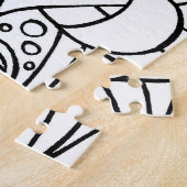 Färben Sie mich Schwarzweiss- Puzzle (Seite)