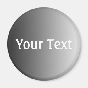 FÄRBEN Sie NUR Steigungen grau + Ihr Text Magnet