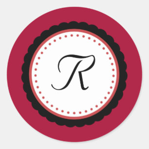 Färben Sie Pop-pinkfarbenen Runder Aufkleber