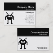 Färben Sie Titel III v2 - Schwarzes - Nanobot Visitenkarte (Vorne/Hinten)