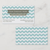 Färben Sie veränderbare moderne Zickzack Visitenkarte (Vorne/Hinten)