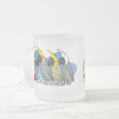 Färben Sie Veränderungencockatiel-eisige Tasse (Vorderseite Links)