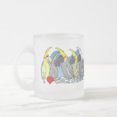 Färben Sie Veränderungencockatiel-eisige Tasse (Links)