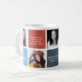 Färben Sie Zitatabsolvent-Gewohnheits-Foto der Kaffeetasse (Vorderseite Links)