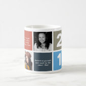 Färben Sie Zitatabsolvent-Gewohnheits-Foto der Kaffeetasse (Mittel)