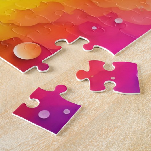 Farben Splash Abstrakt Wasserfarbe Puzzle (Seite)