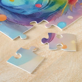 Farben Splash Wasserfarbe Katze Puzzle (Seite)