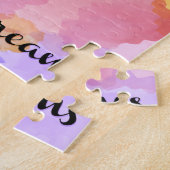 Farben-Spritzen folgen Ihren Träumen 11x14 Puzzle (Seite)