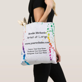 [Farben-Spritzer] modernes abstraktes Tasche