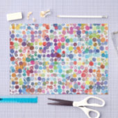 Farben-Spritzer spritzt Seidenpapier (Handwerk)