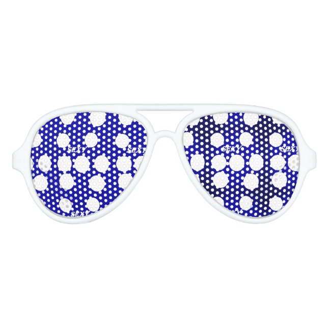 Farben, Sterne und Muster Partybrille (Vorderseite)