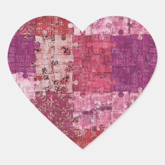 Farben Texturpuzzle Aufkleber (Vorderseite)