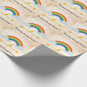 "Farben über Schatten" Geschenkpapier (Ecke)