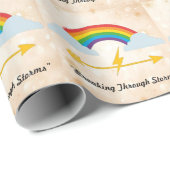 "Farben über Schatten" Geschenkpapier (Rolleneckpunkt)