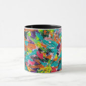 Farben und Ausdrücke in Acrylfarbe Tasse (Zentrum)
