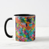Farben und Ausdrücke in Acrylfarbe Tasse (Links)