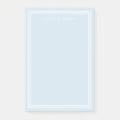 FARBEN UND Doppel-Weiße Grenzen Post-it Klebezettel (Vorderseite)