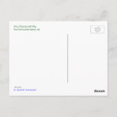 Farben und Himmel Postkarte (Rückseite)