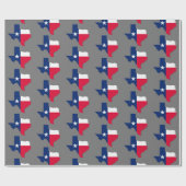 Farben und Kontur der Staatsflagge von Texas, Umsc Geschenkpapier (Flach)