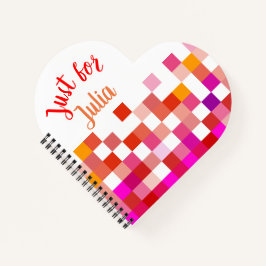 Farben und Monogramme Notizblock