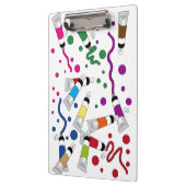 Farben und Punkte Klemmbrett (Links)