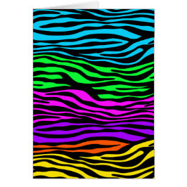 Farben und Spaß Zebra Print