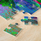 Farben und Sterne leuchten der Nacht Puzzle (Seite)