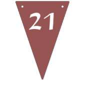 Farben und Zahlen: 21 Wimpelkette (Zweite Fahne)