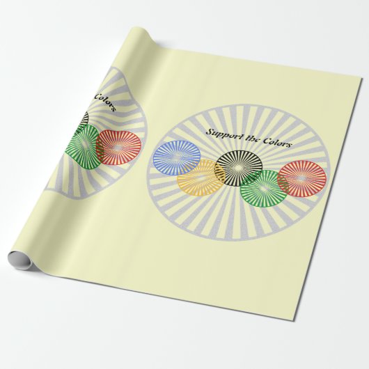 Farben unterstützen - geschenkpapier (Ungerollt)