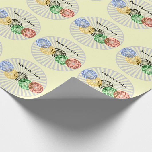 Farben unterstützen - geschenkpapier (Ecke)