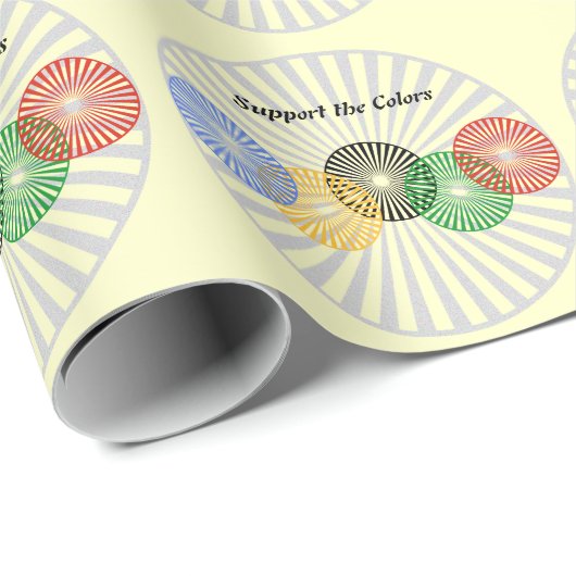 Farben unterstützen - geschenkpapier (Rolleneckpunkt)