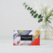 Farben Visitenkarte (Stehend Vorderseite)