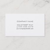 Farben Visitenkarte (Rückseite)