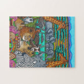 Farben von Afrika 10x14 Foto Puzzle (Horizontal)