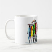 Farben von Afrika Kaffeetasse (Links)