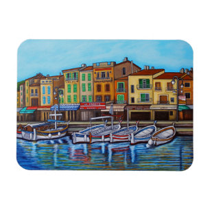 Farben von Cassis 3"" Magnet des Foto-x4