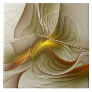 Farben von Edelmetallen, abstrakte fraktale Kunst Fliese