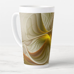 Farben von Edelmetallen, abstrakte fraktale Kunst Milchtasse