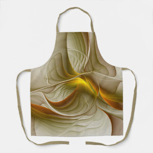 Farben von Edelmetallen, abstrakte fraktale Kunst Schürze