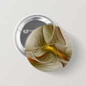 Farben von Edelmetallen, abstrakte Fraktalkunst Button (Vorne & Hinten)