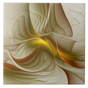 Farben von Edelmetallen, abstrakte Fraktalkunst Fliese