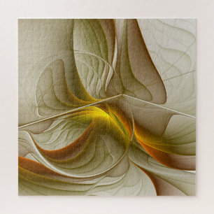 Farben von Edelmetallen, abstrakte Fraktalkunst Puzzle
