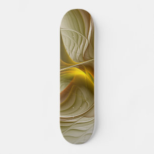 Farben von Edelmetallen, abstrakte Fraktalkunst Skateboard