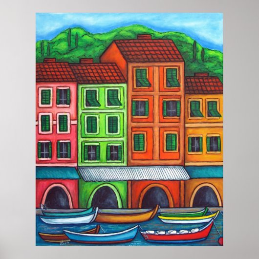 Farben von Liguira Print von Lisa Lorenz Poster (Vorne)