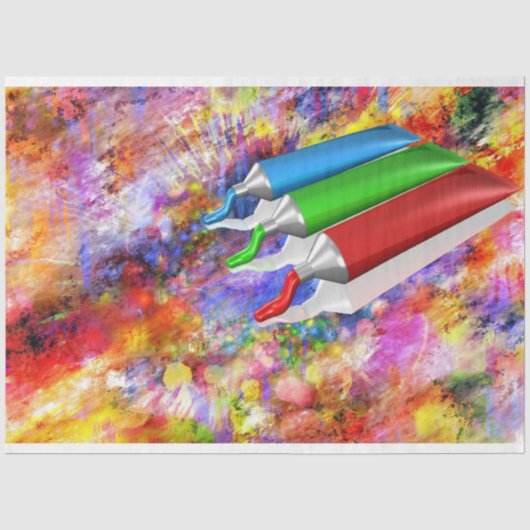 Farben von Malern Seidenpapier (Vorderseite)