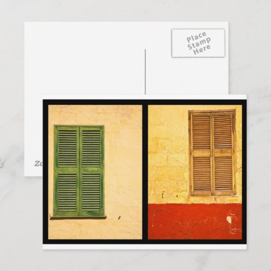 Farben von Menorca Postkarte (Vorne/Hinten)