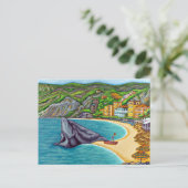 Farben von Monterosso Postkarte (Stehend Vorderseite)