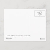 Farben von Monterosso Postkarte (Rückseite)